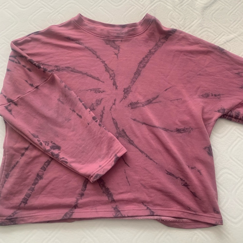 Oversized tie dye sweatshirt